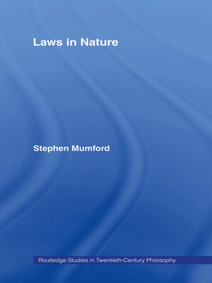 cover image of Laws in Nature